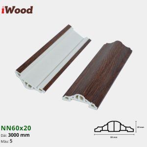 Nẹp Nhựa Nối Iwood NN60x20-5