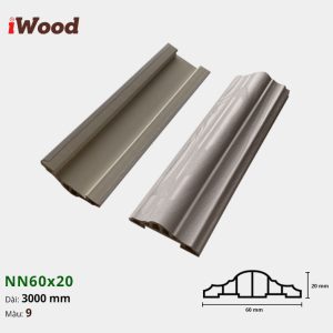 Nẹp Nhựa Nối Iwood NN60x20-9