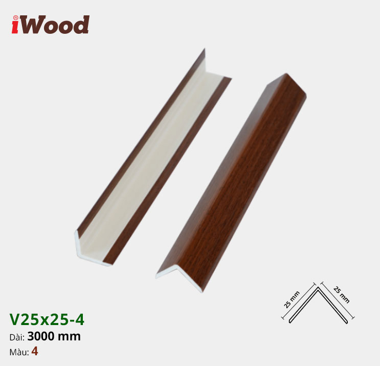 Nẹp Nhựa Iwood V25-4
