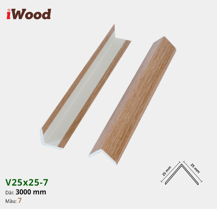 Nẹp Nhựa Iwood V25-7