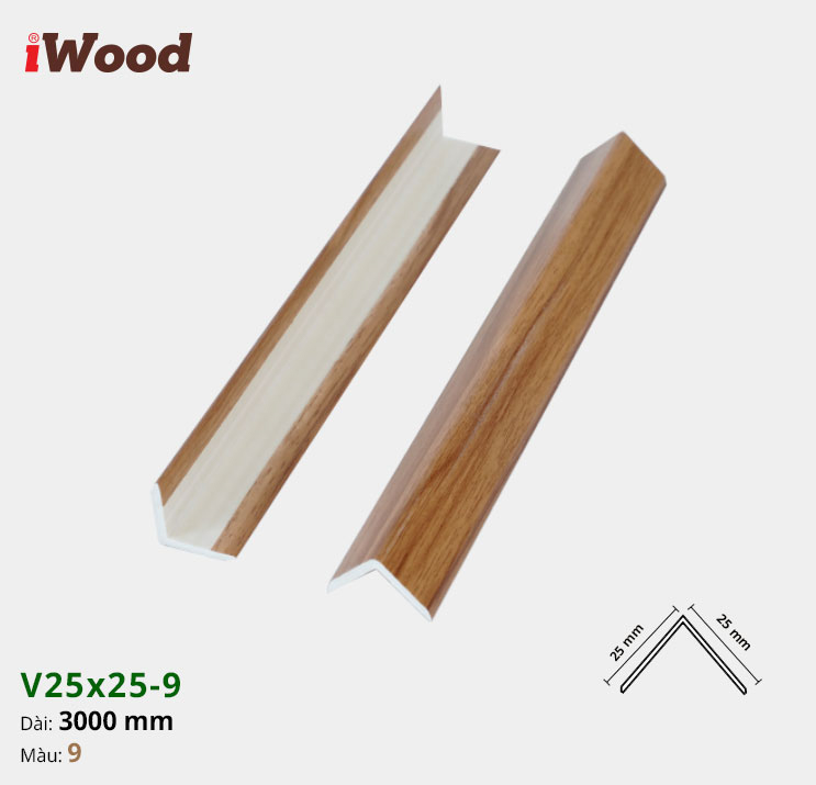 Nẹp Nhựa Iwood V25-9