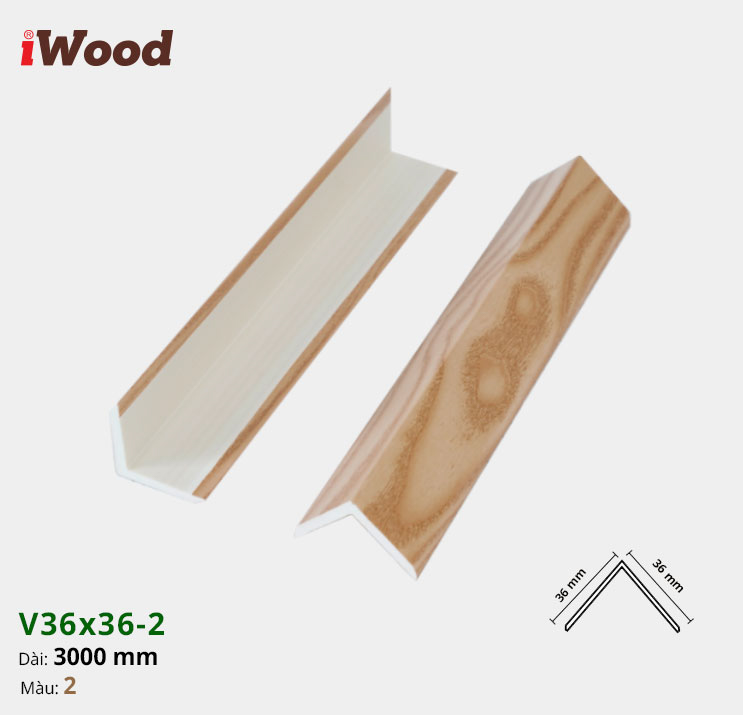 Nẹp Nhựa Iwood V36-2