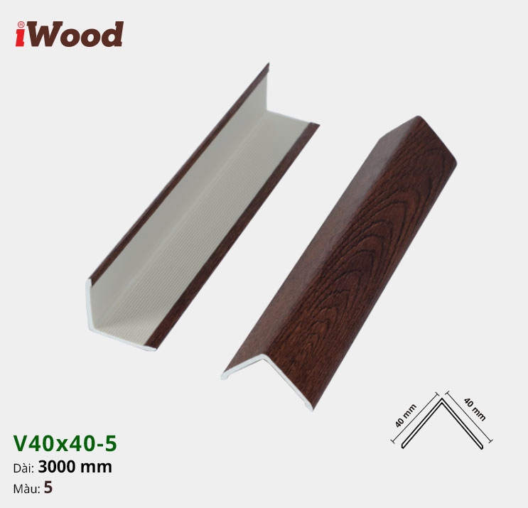 Nẹp Nhựa Iwood V40-5