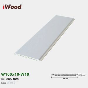 Lam Nhựa PVC W100x10 Iwood W10-9
