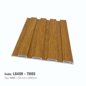 Lam Nhựa PVC 4 Sóng Thấp THwall LS4S9-TH03