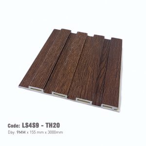 Lam Nhựa PVC 4 Sóng Thấp THwall LS4S9-TH20