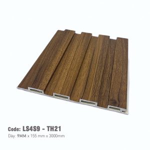 Lam Nhựa PVC 4 Sóng Thấp THwall LS4S9-TH21