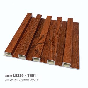 Lam Nhựa PVC 5 Sóng Cao THwall LS5S20-TH01