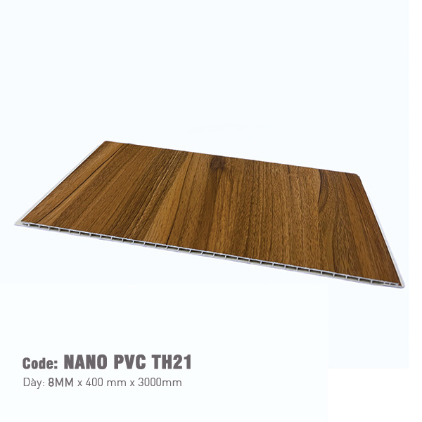 Lam Nhựa PVC Nano Phẳng W400x8 NANO-TH21