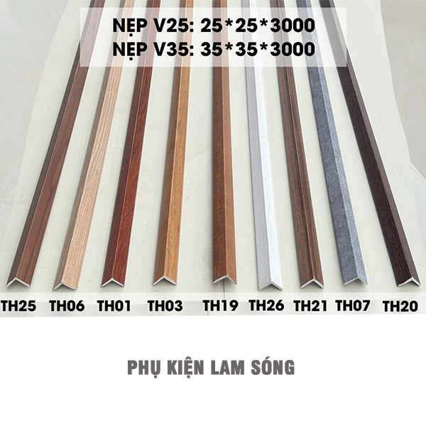 Phụ Kiện Nẹp Nhựa V25-V35 THWall